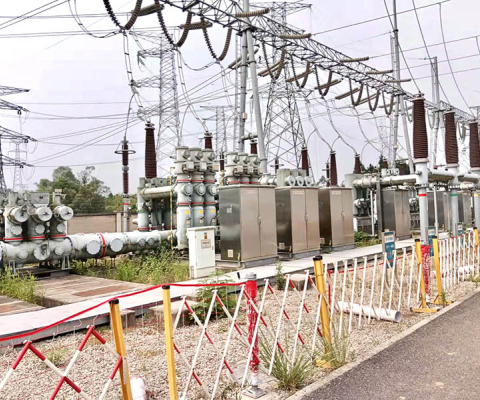 Пружинный механизм для автоматического выключателя с фарфоровой колонной на 252 кВ для проекта в Пакистане