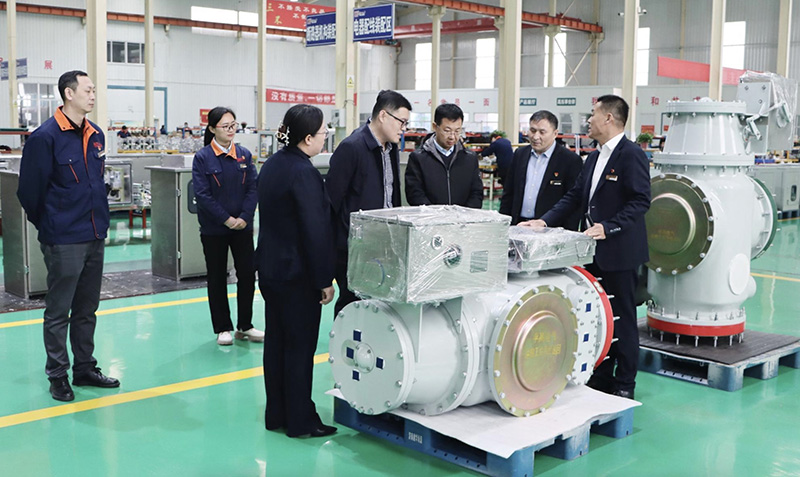 Hand in hand, win-win cooperation--Warmly welcome the leadership of Pinggao Weihai to visit Taihe Electric Power